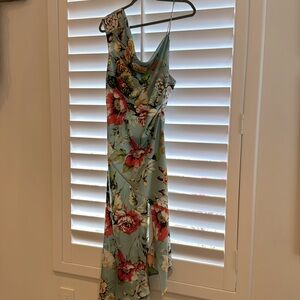 Allen Schwartz floral silk dress